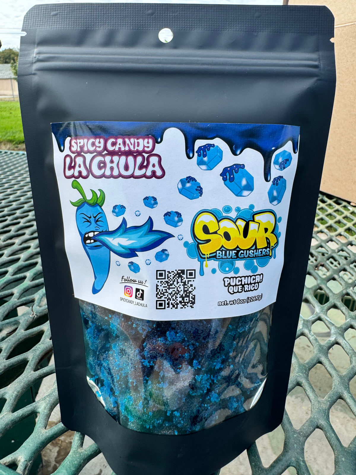 Sour Blue Razz Gushers