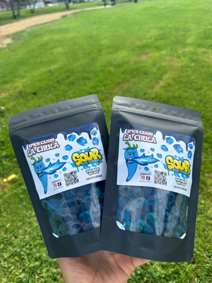 Sour Blue Razz Gushers