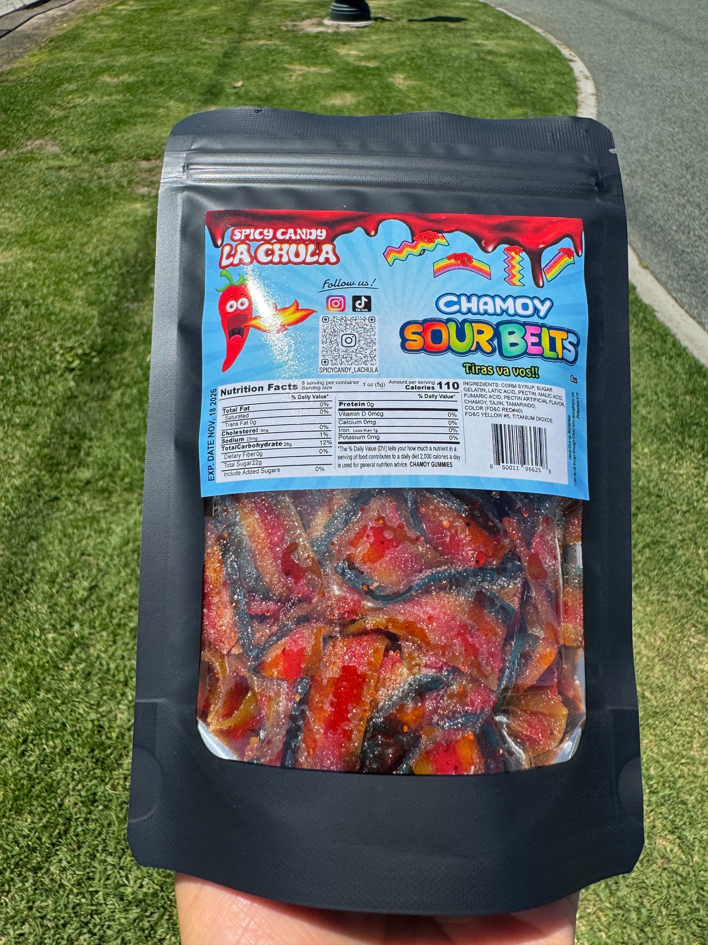 Chamoy Sour Belts - Tiras Va Vos !!