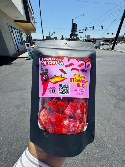 Chamoy Strawberry Belts