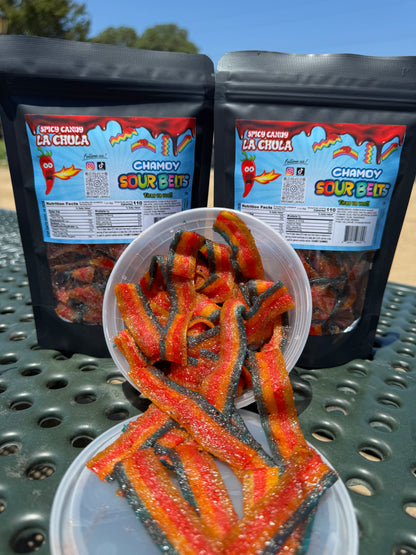 Chamoy Sour Belts - Tiras Va Vos !!