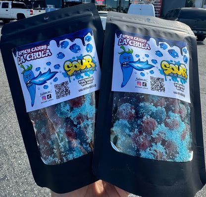 Sour Blue Razz Gushers