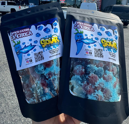Sour Blue Razz Gushers